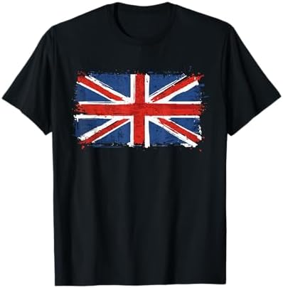 Amazon.com: Distressed Union Jack UK Flag in Black and White